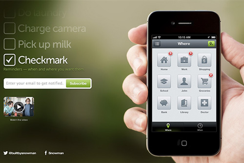 Checkmark for iPhone